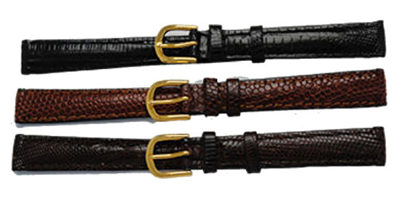 bracelet montre lézard véritable