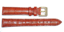bracelet-montre-bom-congo-rouge-ocre16-Bracelet montre cuir bombé  :: + infos - Devis 
