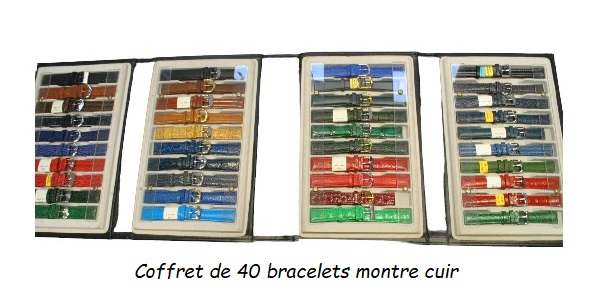 coffret 40 bracelets ouvert