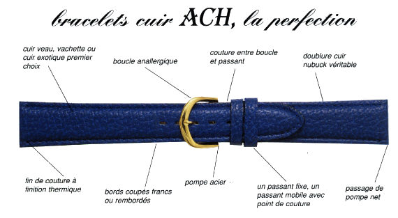 Bracelets montre cuir ACH